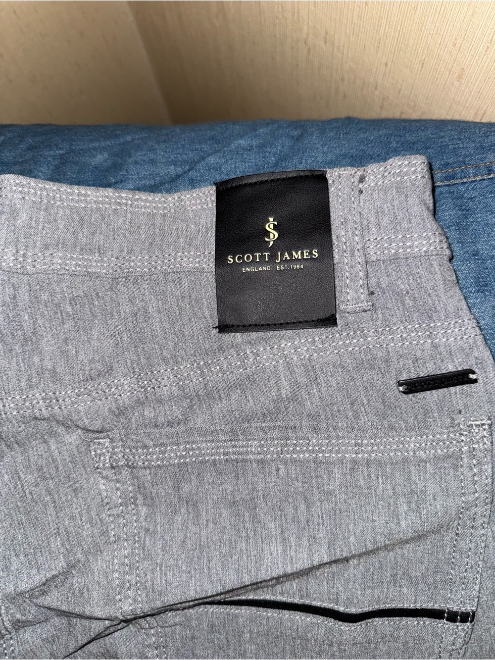 Scott James Men’s Gray Chinos